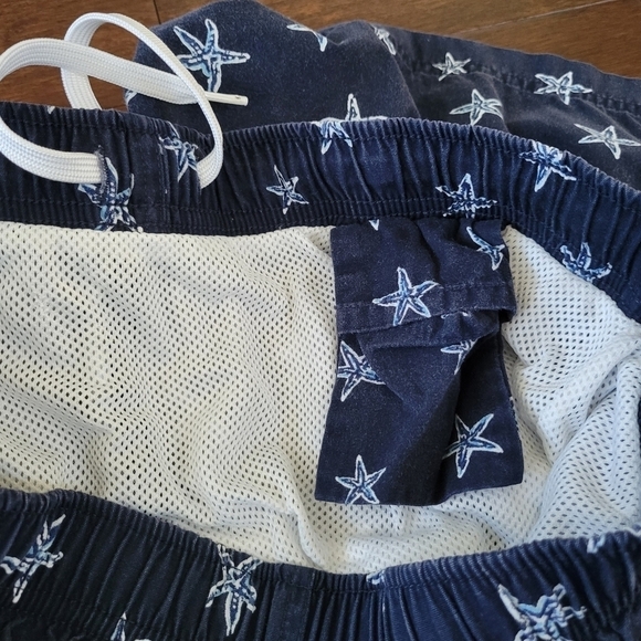 Ralph Lauren Polo Sport Men's Swim Shorts w/ Built-In Brief Size S Blue Starfish - Picture 4 of 10